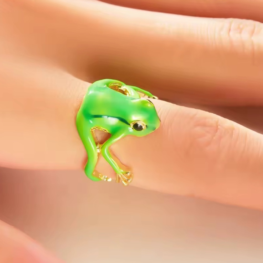 Frog Green Vibrant Ring - Picture 5 of 16